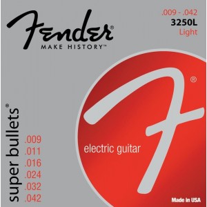 Jeu cordes Fender Super Bullets 9-42 3250L