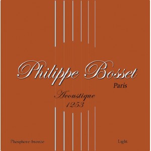 Jeu Cordes Philippe Bosset  Acoustique Phosphore-bronze  Light  12-53