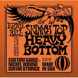 Jeu cordes Ernie Ball Slinky Top Heavy bottom 10-52 1052